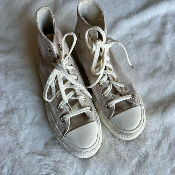 Converse Desert Sand Festival Platform Sneakers Women’s Size 6.5 - Picture 8 of 16